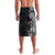 Hawaii Tropical Flowers Tribal Pattern Lavalava Black Style LT9 - Polynesian Pride