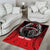 Aotearoa Bulldog Personalised Area Rug Maori Kowhaiwhai Motif