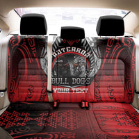 Aotearoa Bulldog Personalised Back Car Seat Cover Maori Kowhaiwhai Motif LT9 - Polynesian Pride