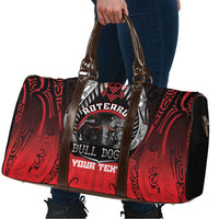 Aotearoa Bulldog Personalised Travel Bag Maori Kowhaiwhai Motif LT9 - Polynesian Pride