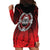 Aotearoa Bulldog Hoodie Dress New Zealand Kowhaiwhai Tribal