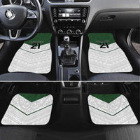 Custom New Zealand Maori Niho Taniwha Car Mats LT9 Set 4pcs Green - Polynesian Pride