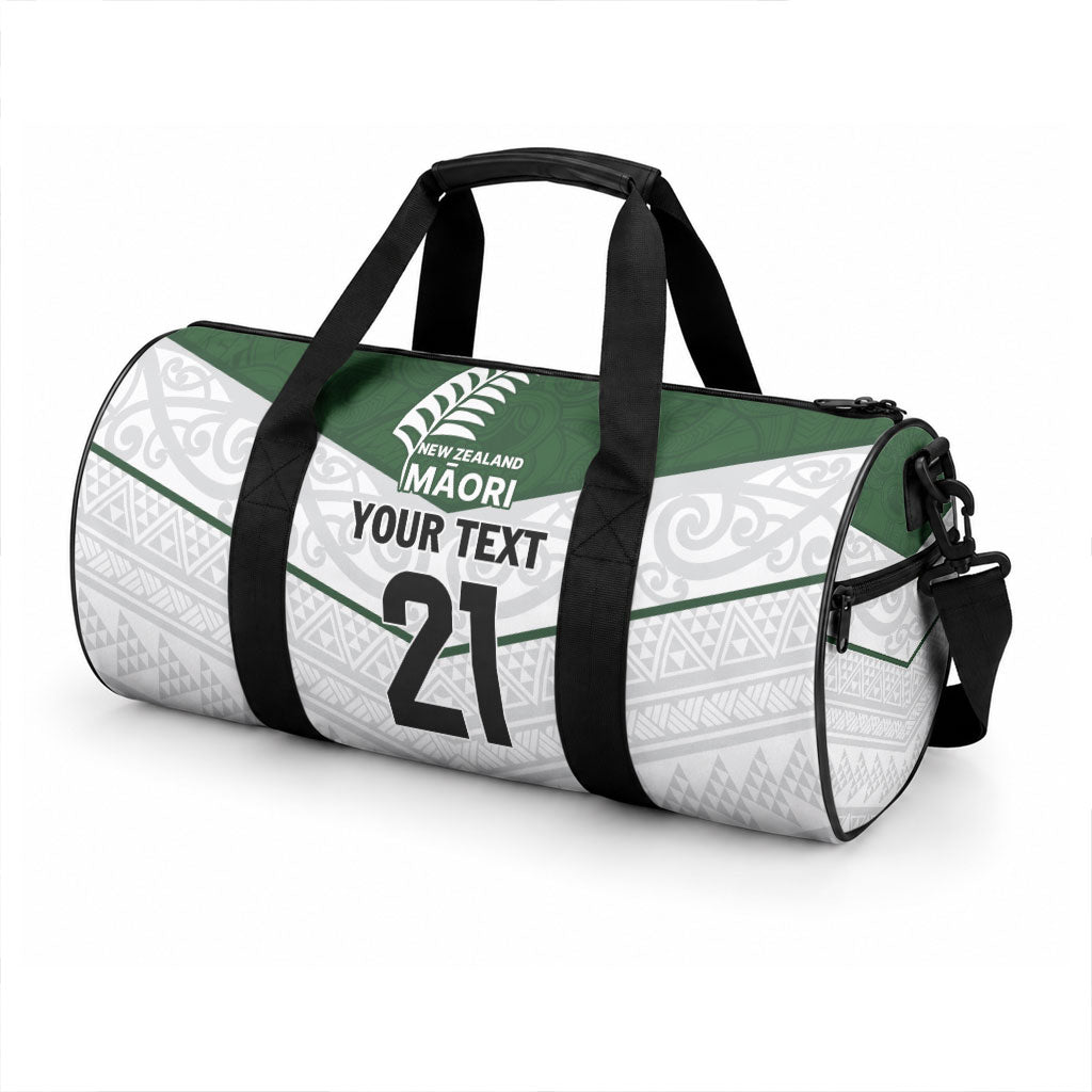 Custom New Zealand Maori Niho Taniwha Duffle Bag LT9 - Polynesian Pride