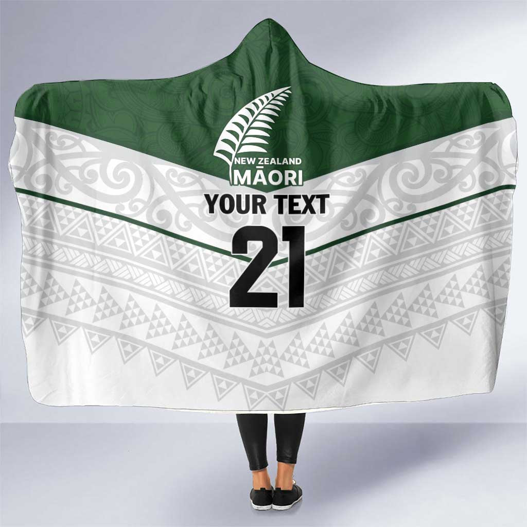 Custom New Zealand Maori Niho Taniwha Hooded Blanket LT9 One Size Green - Polynesian Pride