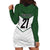 Custom New Zealand Maori Niho Taniwha Hoodie Dress