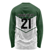 Custom New Zealand Maori Niho Taniwha Long Sleeve Shirt LT9 - Polynesian Pride