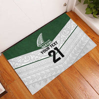 Custom New Zealand Maori Niho Taniwha Rubber Doormat LT9 - Polynesian Pride