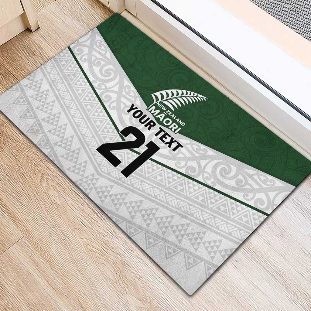 Custom New Zealand Maori Niho Taniwha Rubber Doormat LT9 - Polynesian Pride