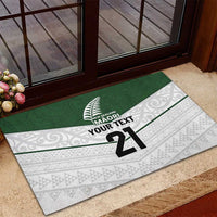Custom New Zealand Maori Niho Taniwha Rubber Doormat LT9 - Polynesian Pride