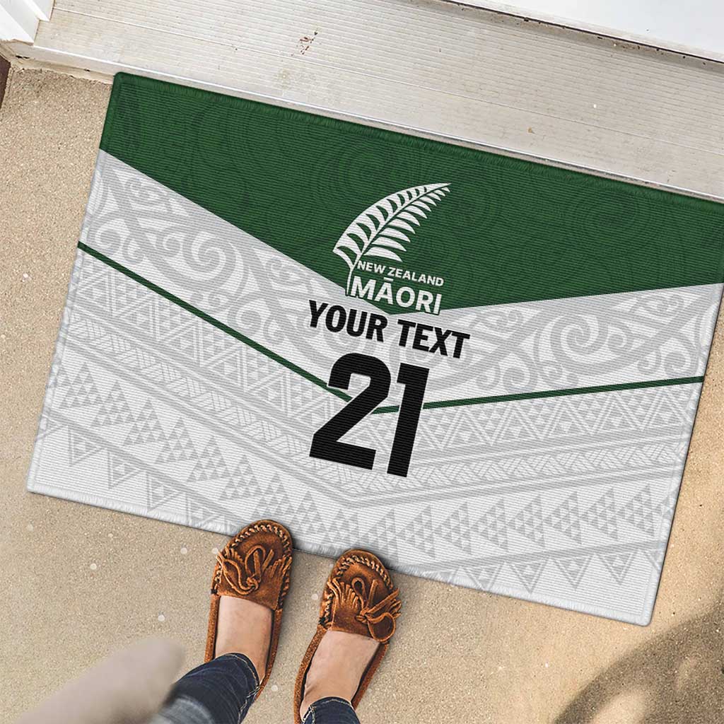 Custom New Zealand Maori Niho Taniwha Rubber Doormat LT9 - Polynesian Pride