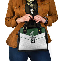 Custom New Zealand Maori Niho Taniwha Shoulder Handbag LT9 - Polynesian Pride