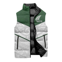 Custom New Zealand Maori Niho Taniwha Sleeveless Puffer Jacket LT9 - Polynesian Pride