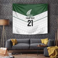 Custom New Zealand Maori Niho Taniwha Tapestry LT9 Green - Polynesian Pride