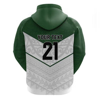 Custom New Zealand Maori Niho Taniwha Zip Hoodie LT9 - Polynesian Pride