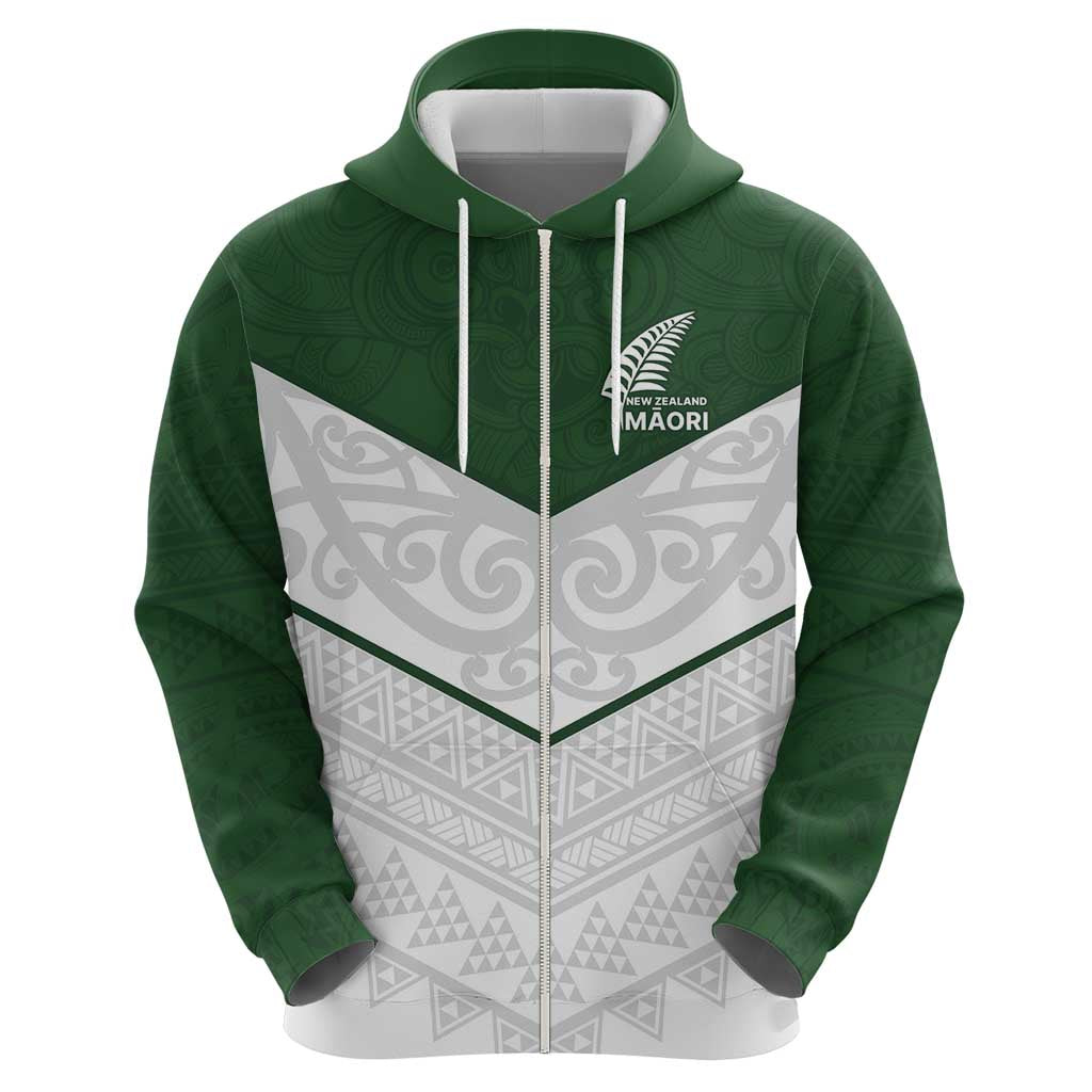 Custom New Zealand Maori Niho Taniwha Zip Hoodie LT9 - Polynesian Pride