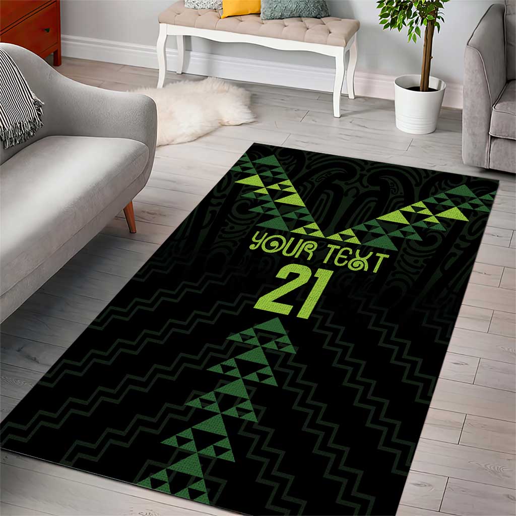 Custom New Zealand Maori Koru Koiri Motif Area Rug LT9 - Polynesian Pride
