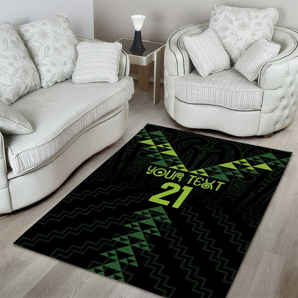 Custom New Zealand Maori Koru Koiri Motif Area Rug LT9 - Polynesian Pride