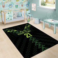Custom New Zealand Maori Koru Koiri Motif Area Rug LT9 - Polynesian Pride