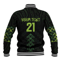 Custom New Zealand Maori Koru Koiri Motif Baseball Jacket LT9 - Polynesian Pride