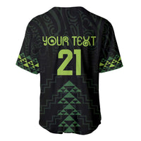 Custom New Zealand Maori Koru Koiri Motif Baseball Jersey LT9 - Polynesian Pride