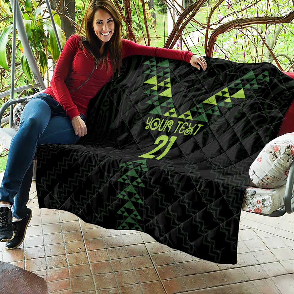 Custom New Zealand Maori Koru Koiri Motif Quilt LT9 - Polynesian Pride