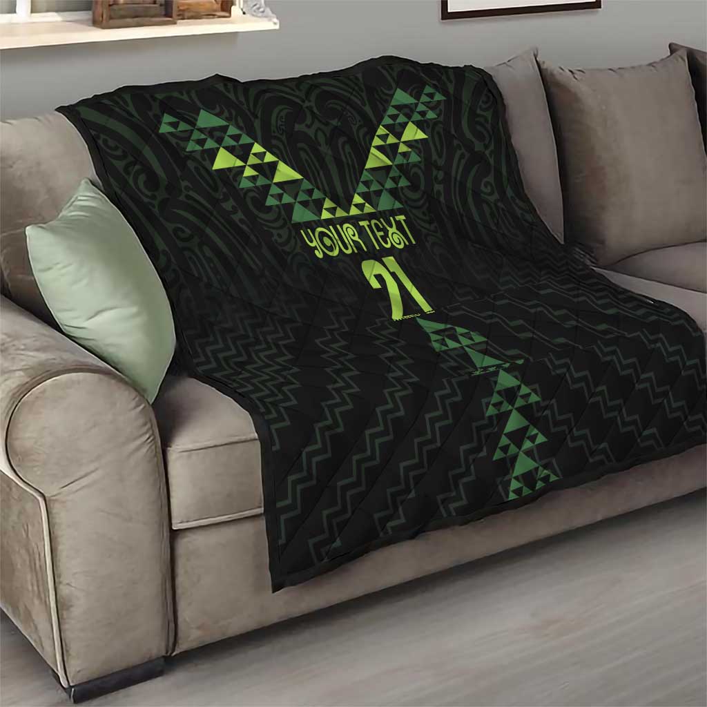 Custom New Zealand Maori Koru Koiri Motif Quilt LT9 - Polynesian Pride