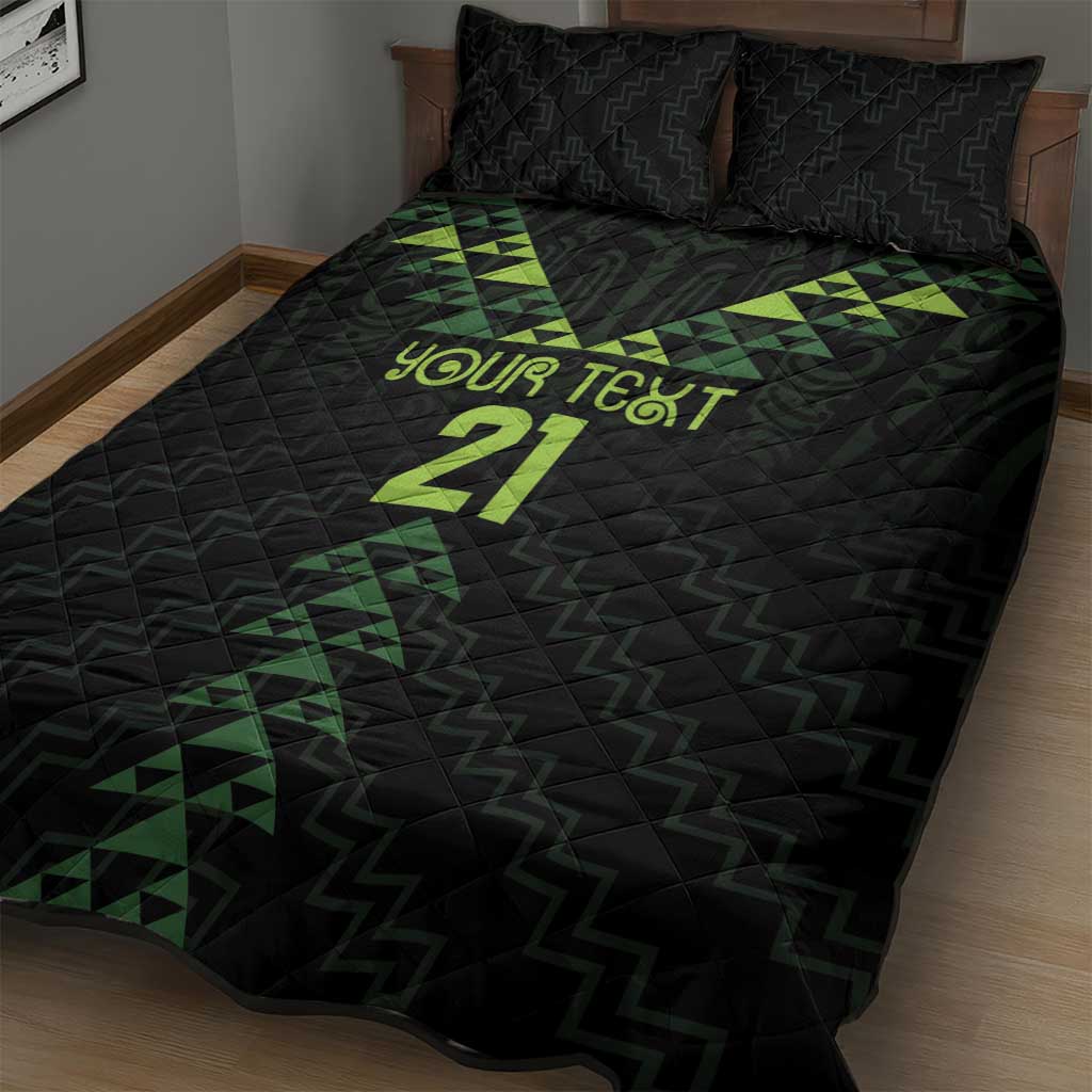 Custom New Zealand Maori Koru Koiri Motif Quilt Bed Set LT9 - Polynesian Pride