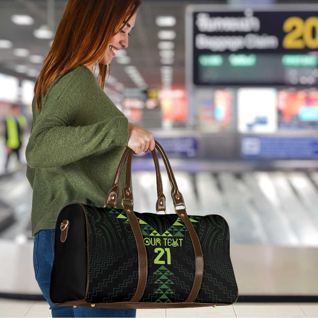 Custom New Zealand Maori Koru Koiri Motif Travel Bag LT9 - Polynesian Pride
