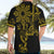 Filipino Sun Tribal Tattoo Hawaiian Shirt Philippines Inspired Barong Simple Gold