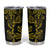 Filipino Sun Tribal Tattoo Tumbler Cup Philippines Inspired Barong Simple Gold