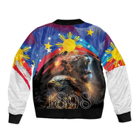 Philippines Lion and Eagle 1898 Bomber Jacket Pilipinas Maligayang Araw ng Kalayaan LT9 - Polynesian Pride