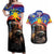 Philippines Lion and Eagle 1898 Couples Matching Off Shoulder Maxi Dress and Hawaiian Shirt Pilipinas Maligayang Araw ng Kalayaan