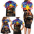 Philippines Lion and Eagle 1898 Family Matching Long Sleeve Bodycon Dress and Hawaiian Shirt Pilipinas Maligayang Araw ng Kalayaan