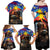 Philippines Lion and Eagle 1898 Family Matching Off Shoulder Maxi Dress and Hawaiian Shirt Pilipinas Maligayang Araw ng Kalayaan