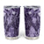 Pacific Beauty Girl Tumbler Cup Violet Polyneisan Tribal Vintage Motif