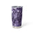 Pacific Beauty Girl Tumbler Cup Violet Polyneisan Tribal Vintage Motif