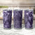 Pacific Beauty Girl Tumbler Cup Violet Polyneisan Tribal Vintage Motif