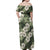 Tongan Kupesi Ngatu Hibiscus Vintage Motif Family Matching Off Shoulder Maxi Dress and Hawaiian Shirt