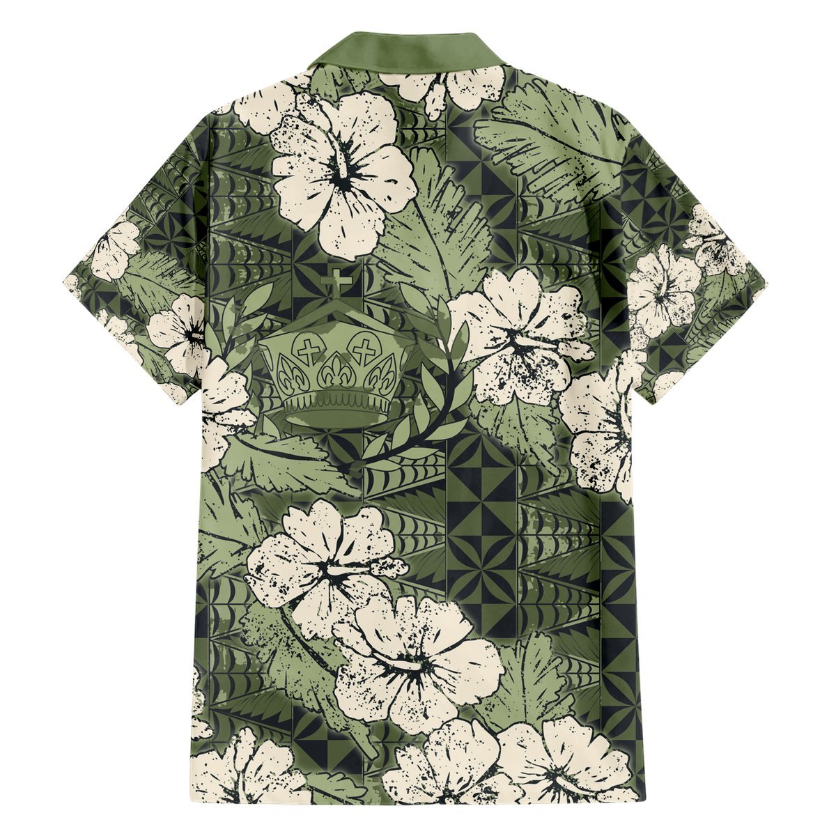 Tongan Kupesi Ngatu Hibiscus Vintage Motif Hawaiian Shirt LT9 - Polynesian Pride