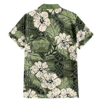 Tongan Kupesi Ngatu Hibiscus Vintage Motif Hawaiian Shirt LT9 - Polynesian Pride