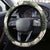 Tongan Kupesi Ngatu Hibiscus Vintage Motif Steering Wheel Cover