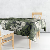 Tongan Kupesi Ngatu Hibiscus Vintage Motif Tablecloth LT9 - Polynesian Pride