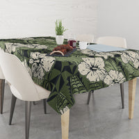 Tongan Kupesi Ngatu Hibiscus Vintage Motif Tablecloth LT9 - Polynesian Pride