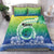 Malpampa Vanuatu Bedding Set Hibiscus Sand Drawing with Pacific Pattern