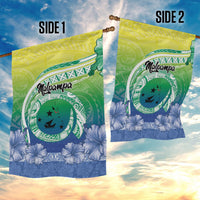 Malpampa Vanuatu Garden Flag Hibiscus Sand Drawing with Pacific Pattern LT9 - Polynesian Pride