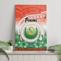 Penama Vanuatu Canvas Wall Art Hibiscus Sand Drawing with Pacific Pattern LT9 - Polynesian Pride