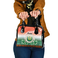 Penama Vanuatu Shoulder Handbag Hibiscus Sand Drawing with Pacific Pattern LT9 One Size Red Art - Polynesian Pride