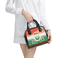 Penama Vanuatu Shoulder Handbag Hibiscus Sand Drawing with Pacific Pattern LT9 - Polynesian Pride