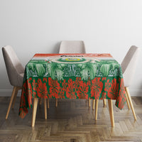 Penama Vanuatu Tablecloth Hibiscus Sand Drawing with Pacific Pattern LT9 - Polynesian Pride