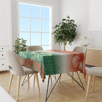 Penama Vanuatu Tablecloth Hibiscus Sand Drawing with Pacific Pattern LT9 - Polynesian Pride